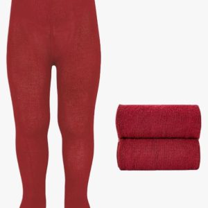 Collant bébé uni – Rouge