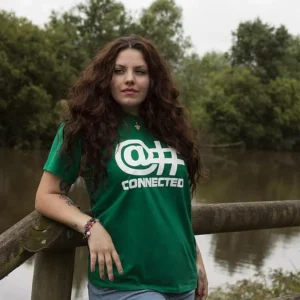 Tee-shirt unisexe vert 100% coton bio