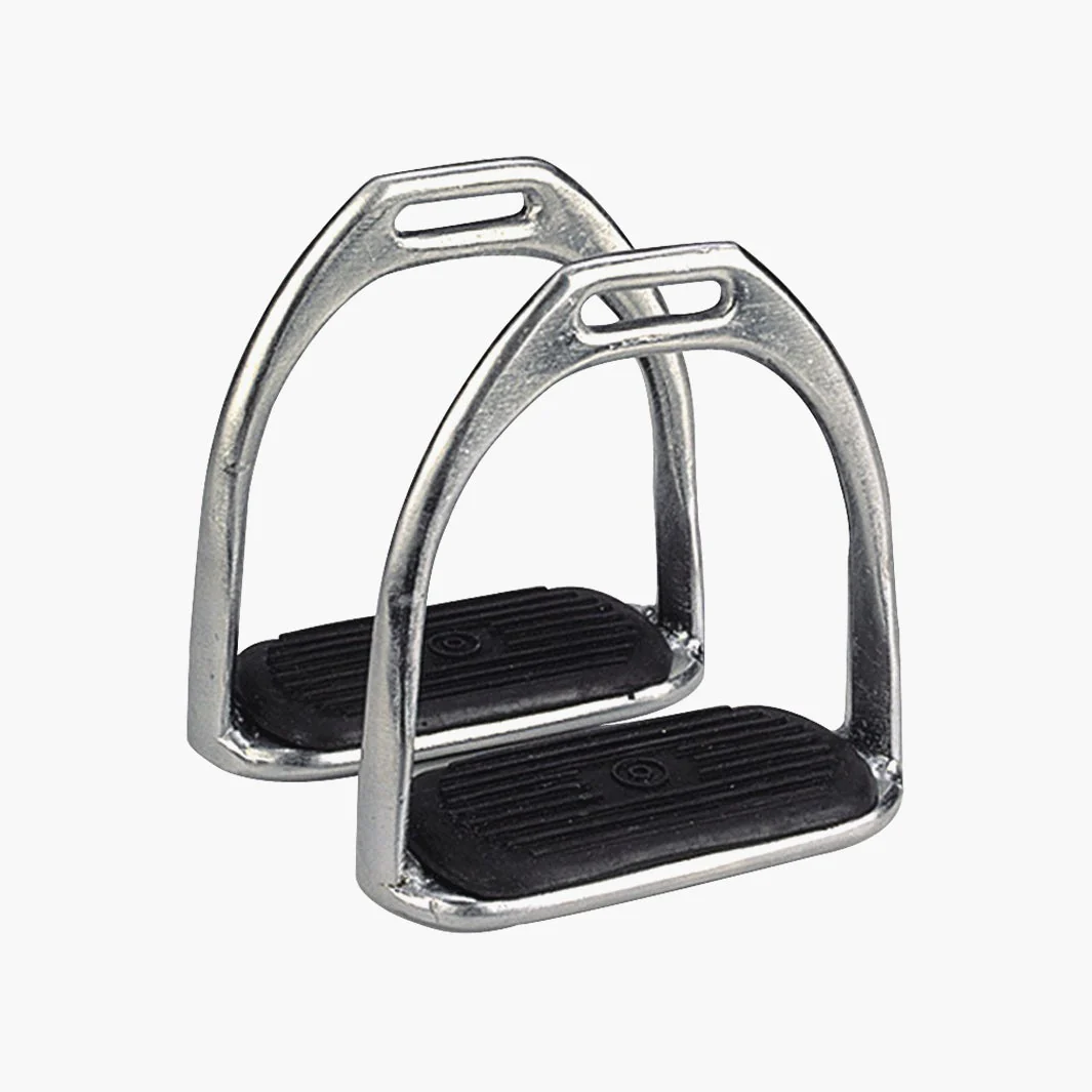 ÉTRIERS PLATS ACIER NICKELÉ | FEELING