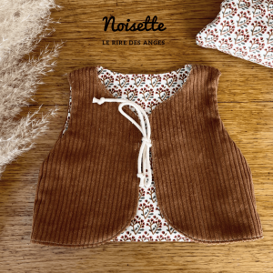 Gilet de berger bébé & enfant – Création artisanale en Isère