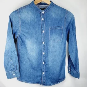 Chemise effet jean – 10 ans – Kiabi