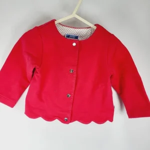 Gilet rose – 12 mois – Jacadi