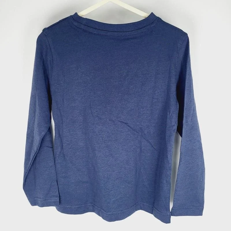 Tee-shirt manches longues bleu garçon – 3 ans – Image 3