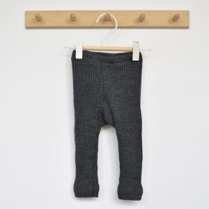 Pantalon / legging en laine mérinos – gris anthracite Joha