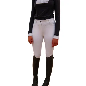 PANTALON ALBANNE BLANC | LE SABOTIER