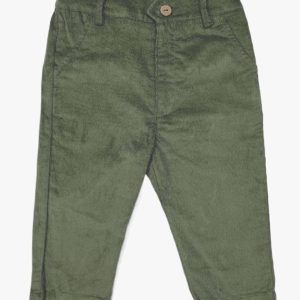 Pantalon bébé garçon en velours côtelé – Vert