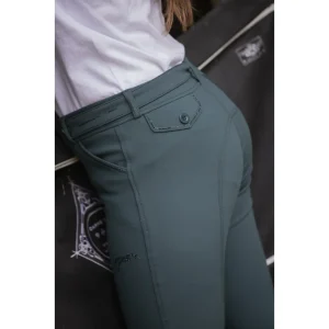 Pantalon Pénélope "Elegance"- Vert forêt - enfant