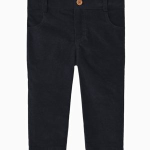 Pantalon bébé en velours côtelé – Bleu marine