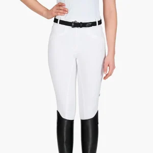 PANTALON FEMME ARLETTE FULL GRIP BLANC | EQUILINE